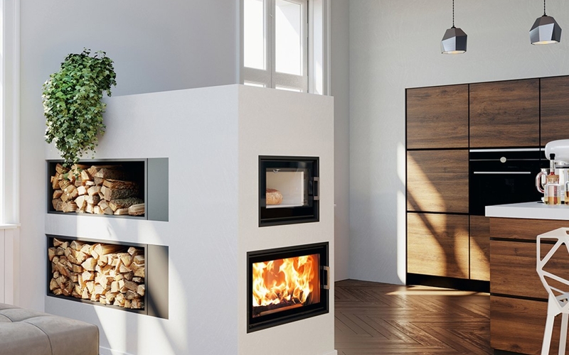 Kamineinsätze Austroflamm Backfach