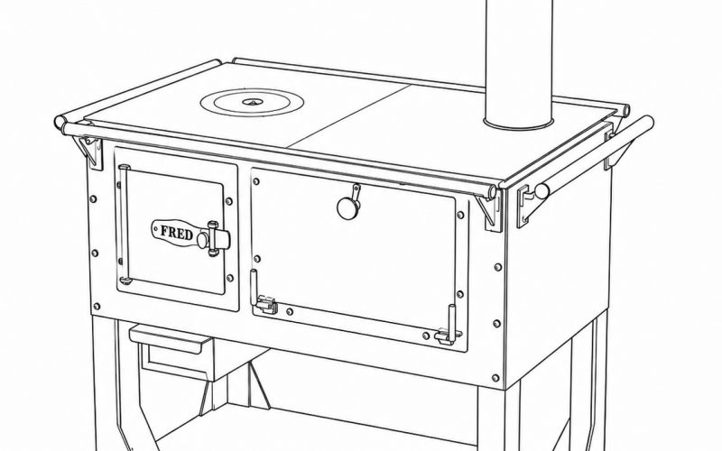Outdoor-Kochen Gartenherd Fred