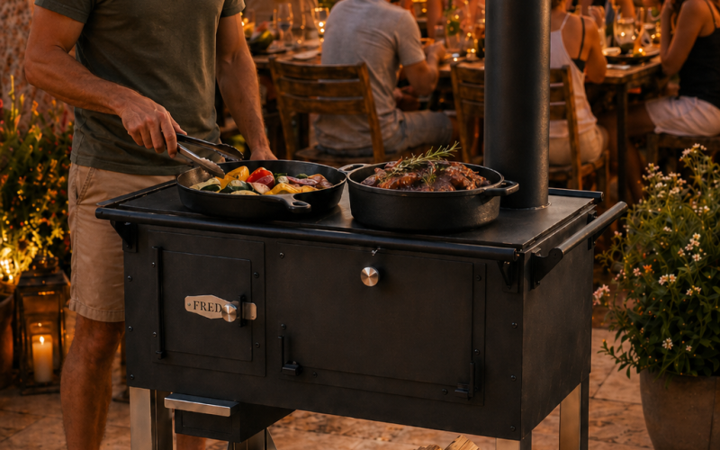 Outdoor-Kochen Gartenherd Fred