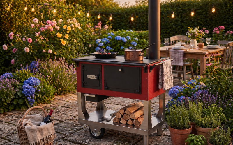 Outdoor-Kochen Gartenherd Fred