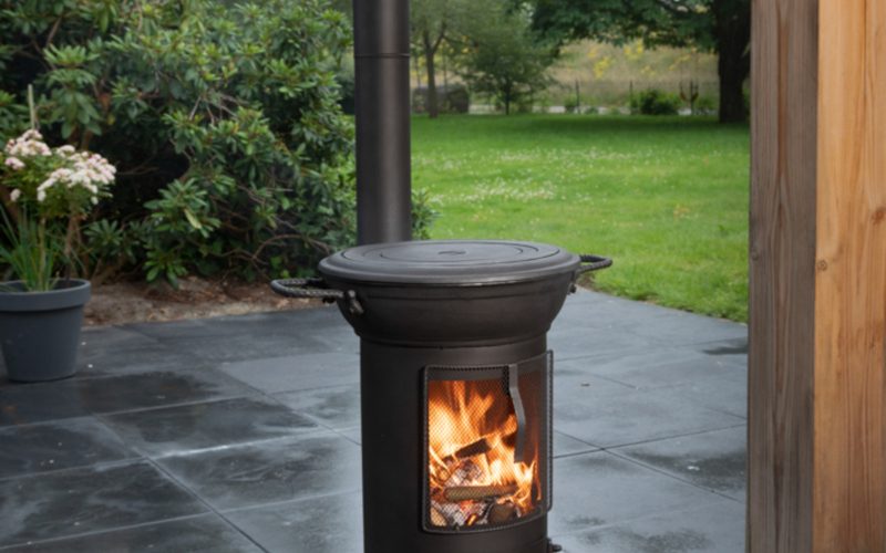 Outdoor-Heizen Globe Fire Krakatau