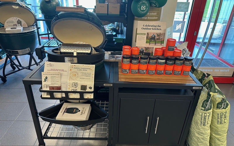 Modell Big Green Egg Ausstellungsgeräte-Vorführgeräte