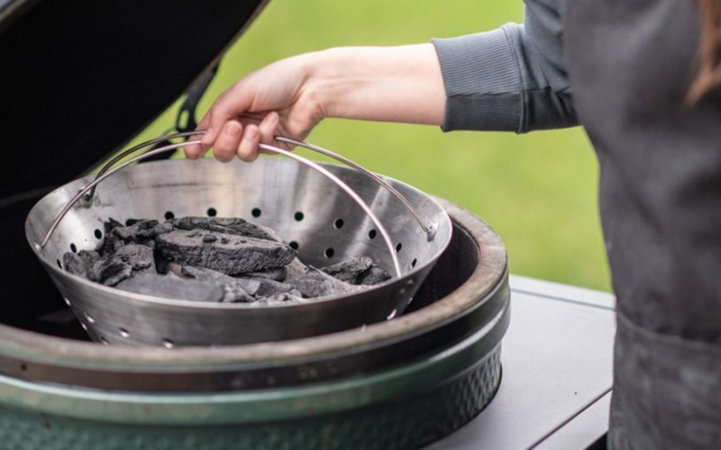 Zubehör Big Green Egg Holzkohlekorb