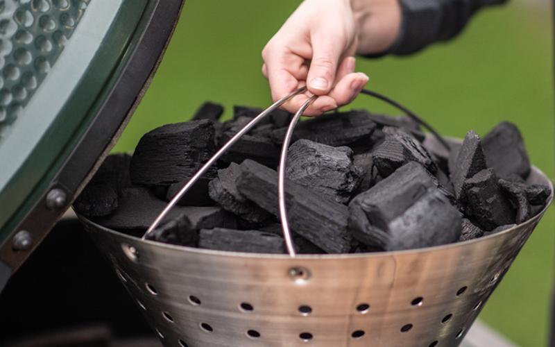 Zubehör Big Green Egg Holzkohlekorb