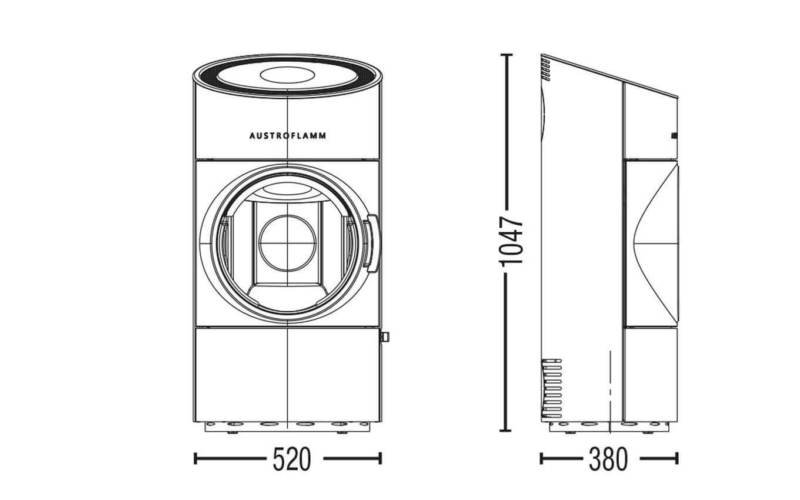Kaminöfen Austroflamm Clou compact