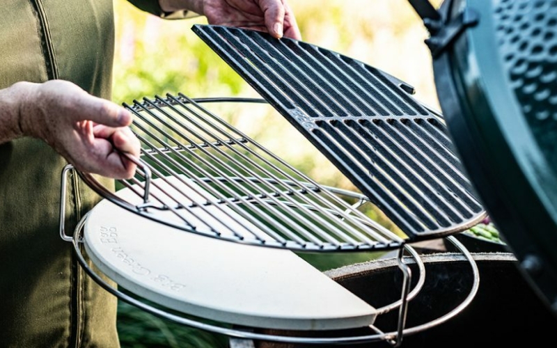 Zubehör Big Green Egg Halber Rost aus Gusseisen
